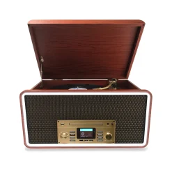8-in-1 Bluetooth Record Player Multimedia Center