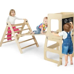 7-in-1 Climbing Toy Connected Table and Chair Set