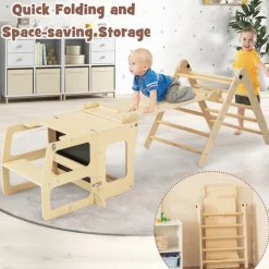 7-in-1 Climbing Toy Connected Table and Chair Set