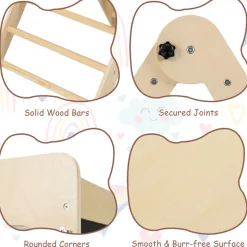 7-in-1 Climbing Toy Connected Table and Chair Set