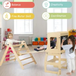 7-in-1 Climbing Toy Connected Table and Chair Set