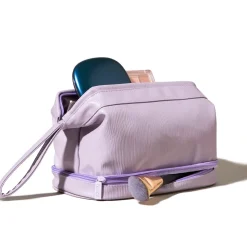 2-in-1 Cosmetic Case with Makeup Brush Compartment
