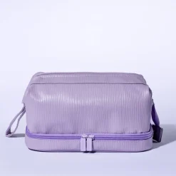 2-in-1 Cosmetic Case with Makeup Brush Compartment