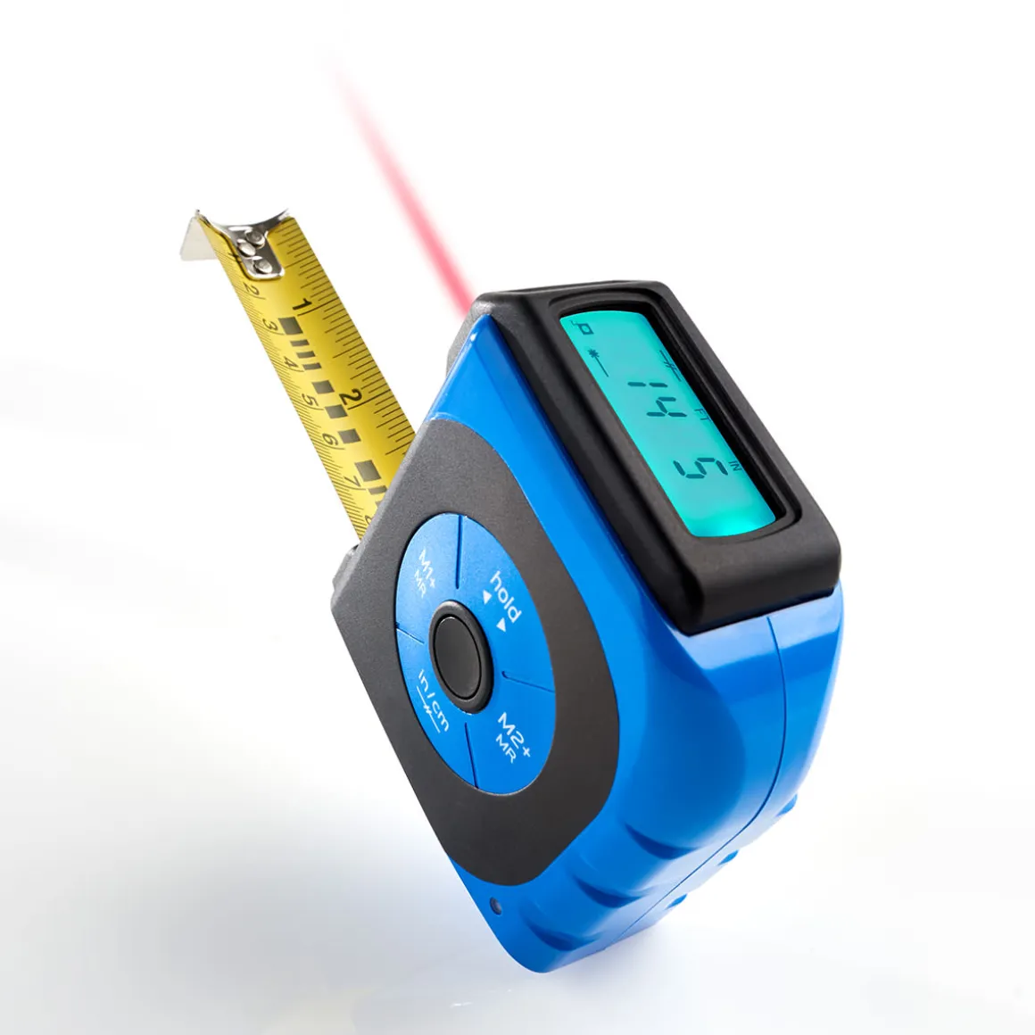 2-in-1 Digital Laser Tape Measure by Sharper Image