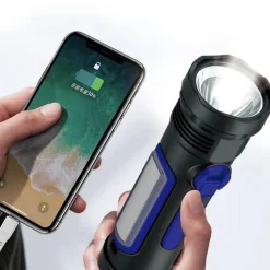 8-in-1 Emergency Weather Radio LED Flashlight