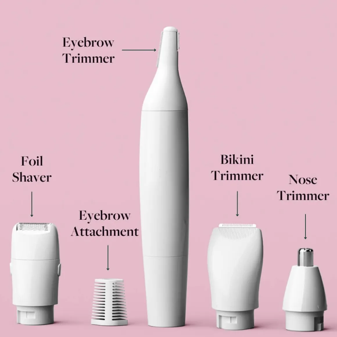 5-in-1 Face and Body Groomer