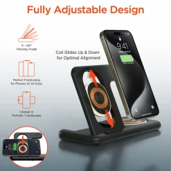 4-in-1 Foldable Apple Charging Station