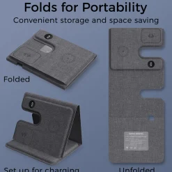 3-in-1 Foldable Wireless Charging Stand