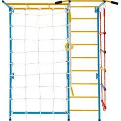 7-in-1 Kids Indoor Swedish Wall Gym Set