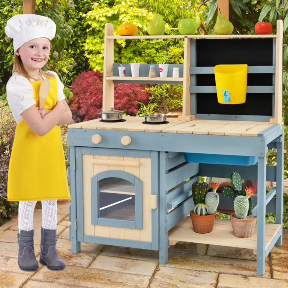 2-in-1 Outdoor Mud Kitchen
