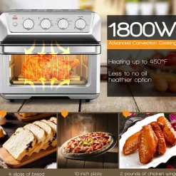 7-in-1 Professional Convection Air Fryer Toaster Oven
