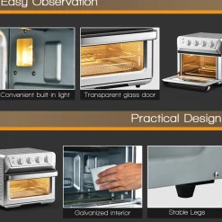 7-in-1 Professional Convection Air Fryer Toaster Oven