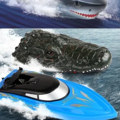 3-in-1 RC Shark and Croc Boat