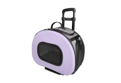 2-in-1 Tough-Shell Wheeled Pet Carrier