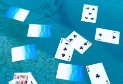 Inflatable Floating Game Table and Waterproof Cards