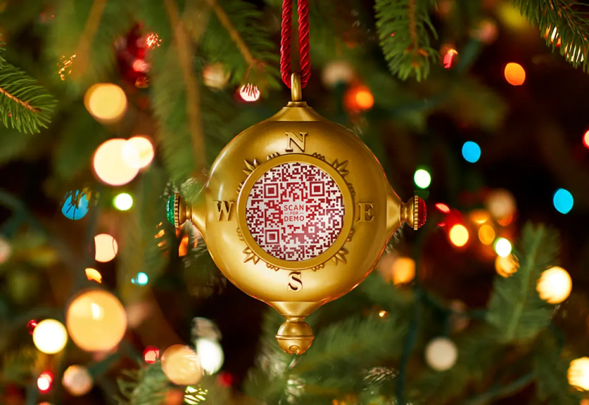 Interactive Santa Ornament with Journal