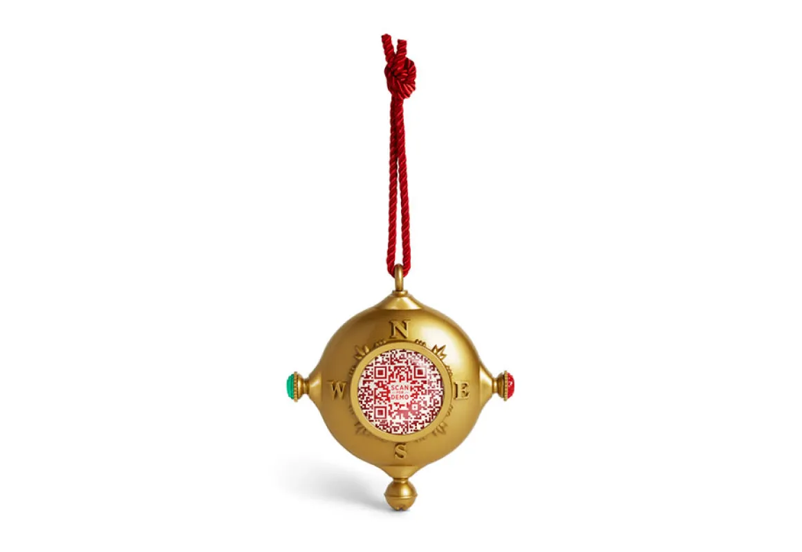 Interactive Santa Ornament with Journal