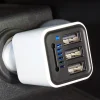 Ionic Car Air Purifier and Triple USB Charger