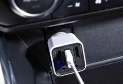 Ionic Car Air Purifier and Triple USB Charger