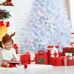 Iridescent Artificial Hinged Christmas Tree