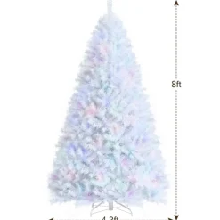 Iridescent Artificial Hinged Christmas Tree