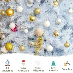 Iridescent Artificial Hinged Christmas Tree