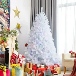 Iridescent Artificial Hinged Christmas Tree