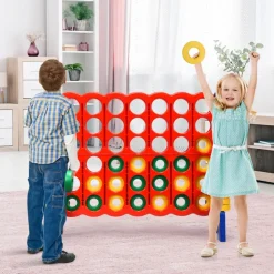 Jumbo 4-to-Score Game Set with 42 Jumbo Rings