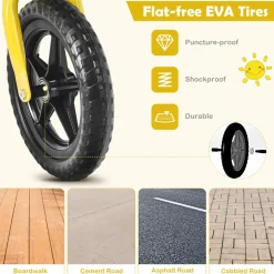 Kids Adjustable No Pedal Balance Bike