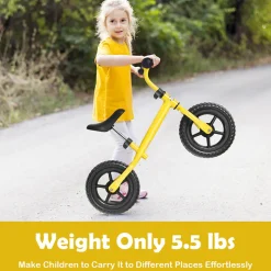 Kids Adjustable No Pedal Balance Bike