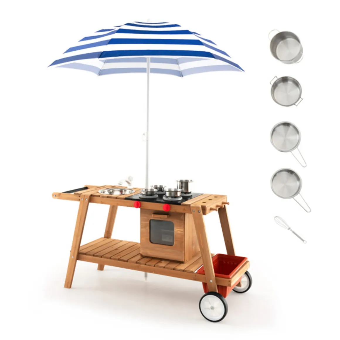 Kids Play Trolley with Sun Proof Umbrella