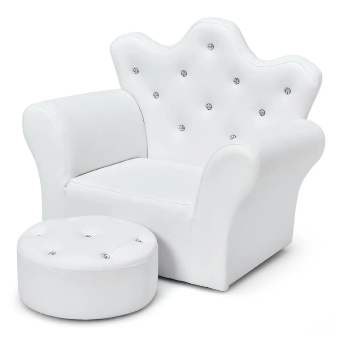 Kids Princess Sofa with Ottoman