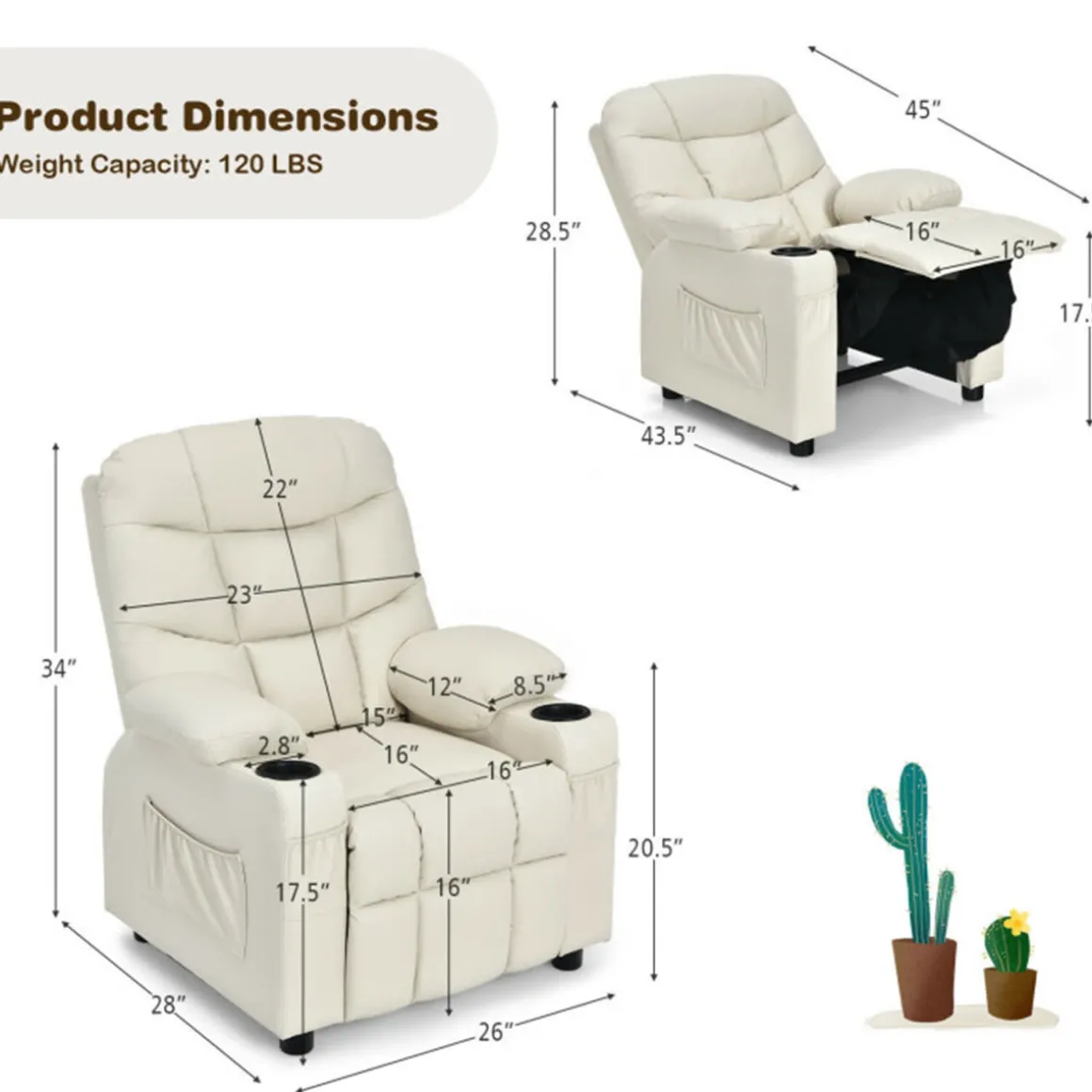 Kids Recliner Chair