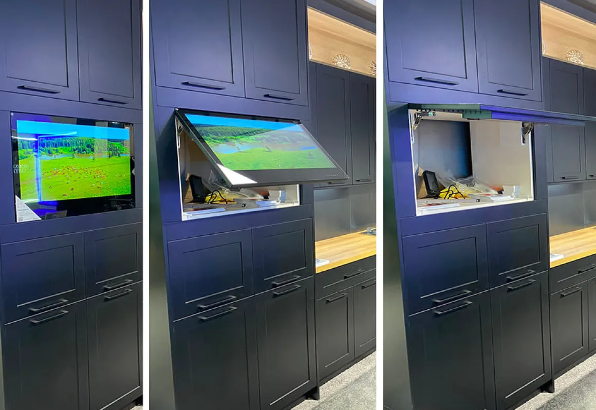 Kitchen Cabinet Door SMART TV