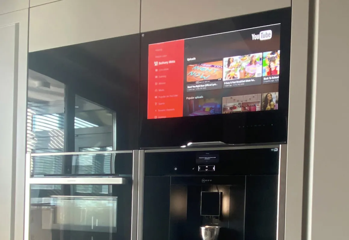 Kitchen Cabinet Door SMART TV