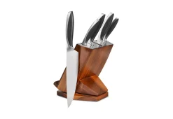 Knife Block Set with Tablet Holder