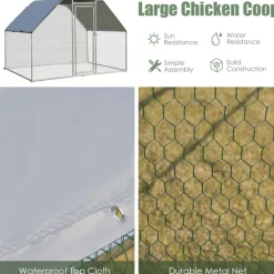 Large Walk In Chicken Run Cage