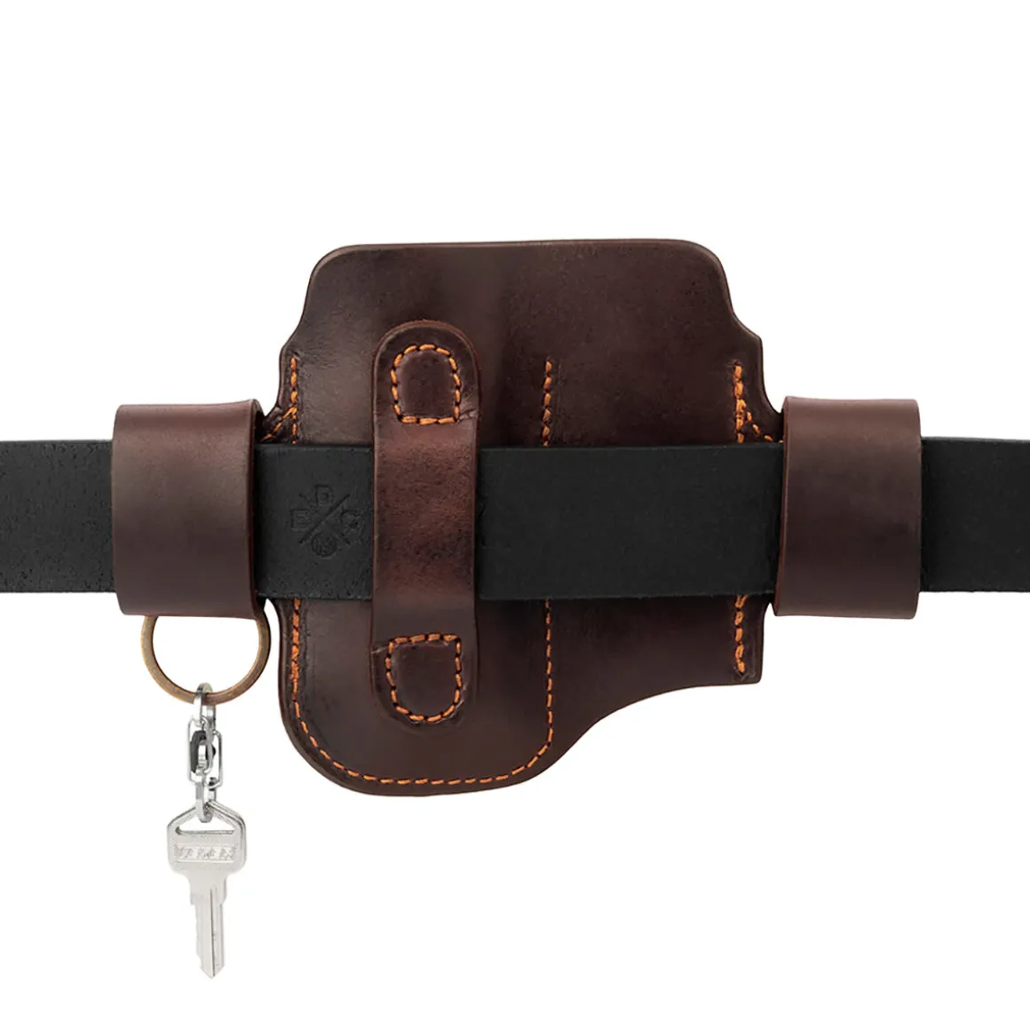 Leather Multitool Action Snap Belt Sheath