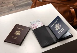 Leather RFID Passport Holder