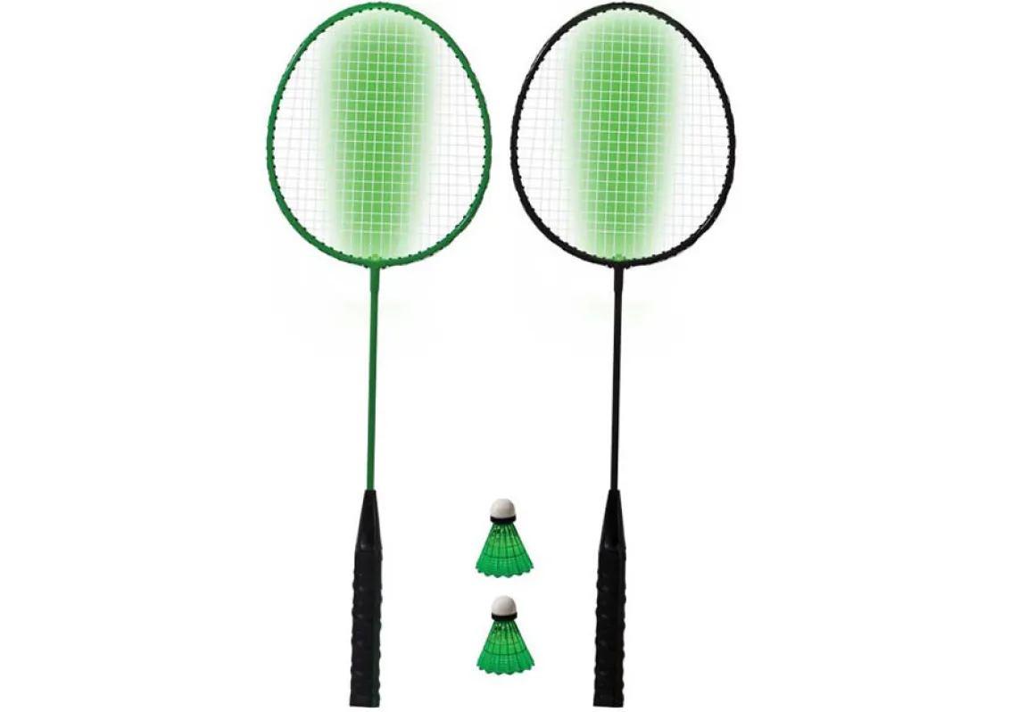 LED Badminton Racquet and Birdie Set