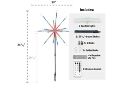 LED Garden Sparkler Lights (Set of 2)