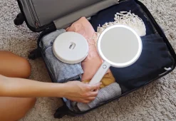 LED Lighted Handheld Mirror