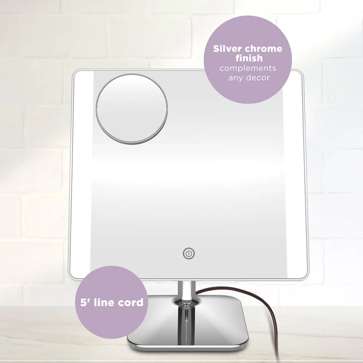 LED Social Media Mirror