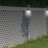 LED Solar Fence Lights (4-Pack)