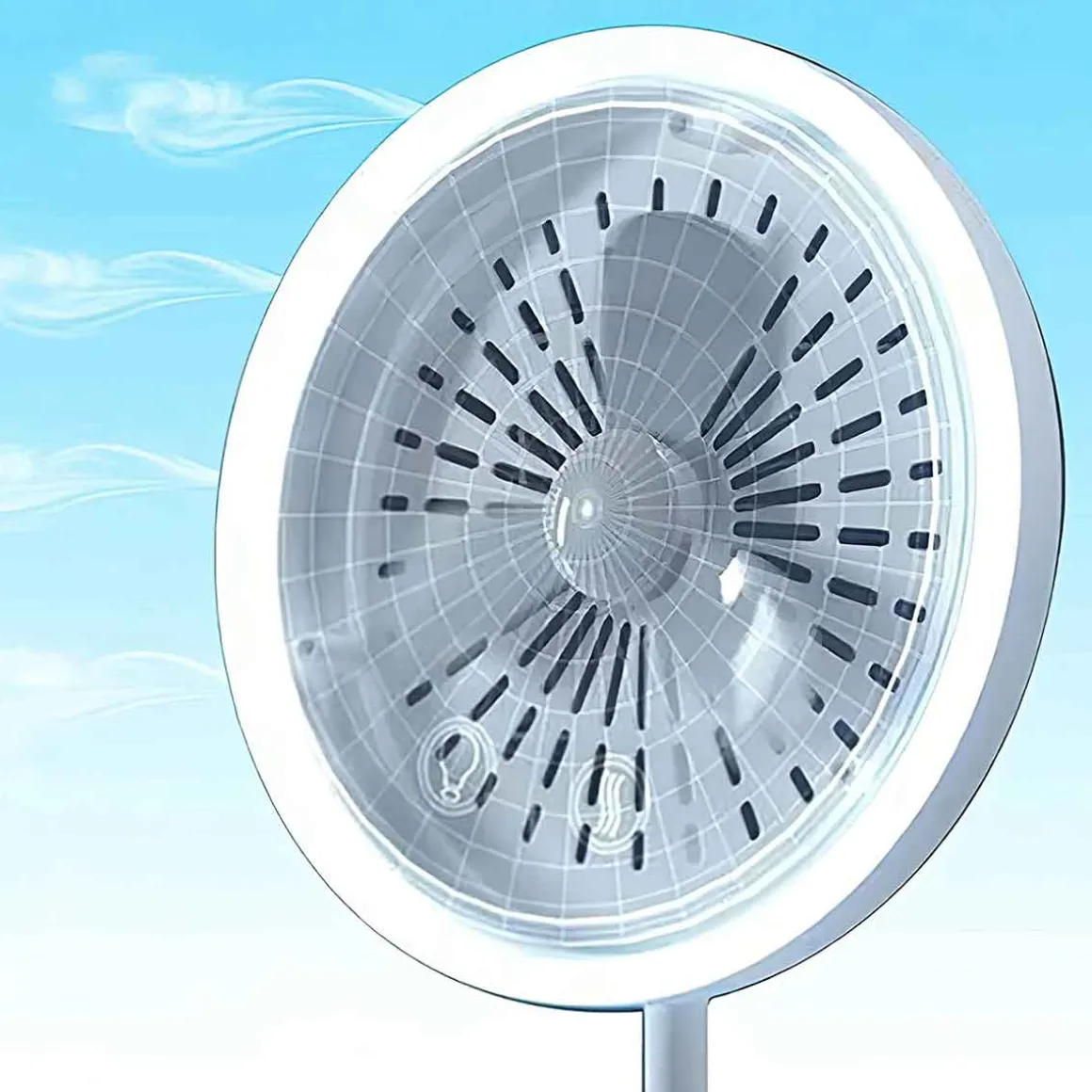 LED Vanity Mirror with Cooling Fan