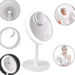 LED Vanity Mirror with Cooling Fan