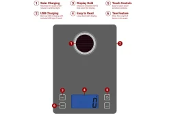 Light Powered Kitchen Scale