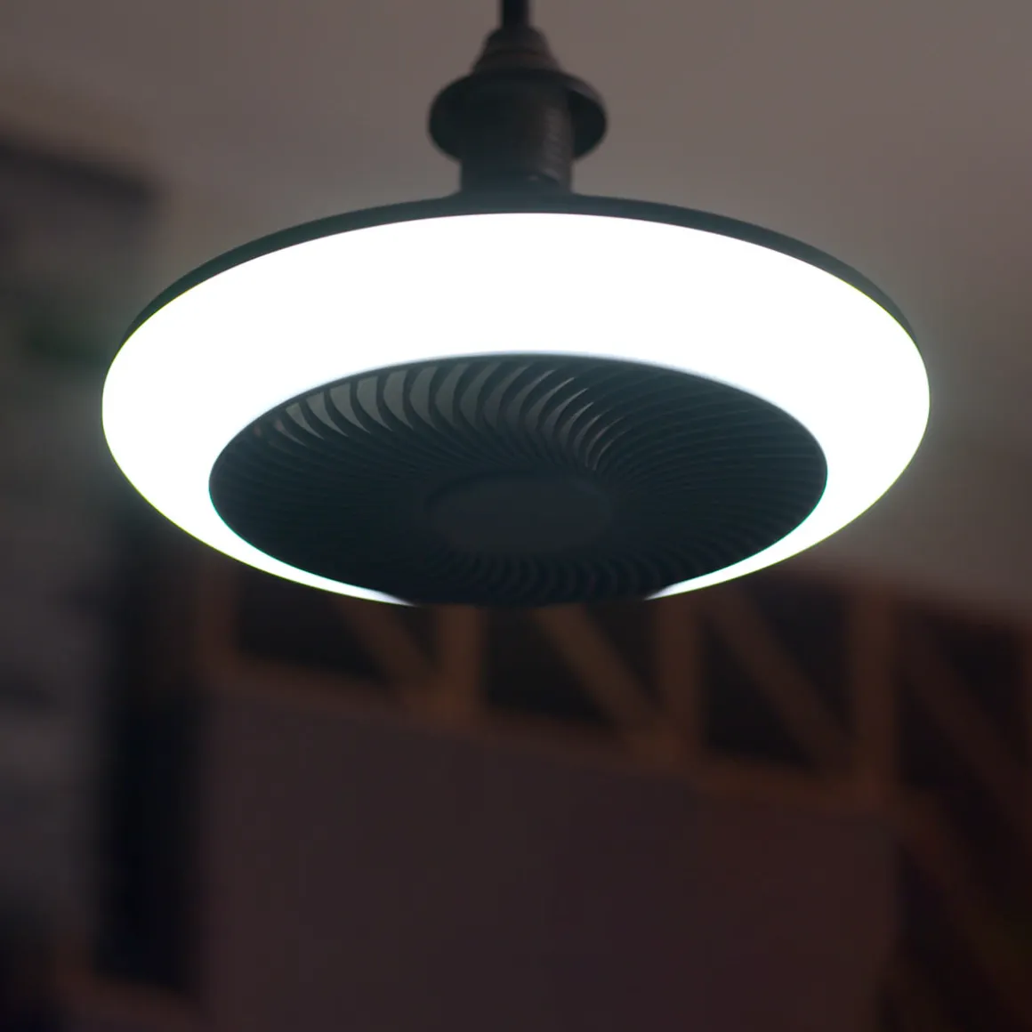 Light Socket Fan and Light