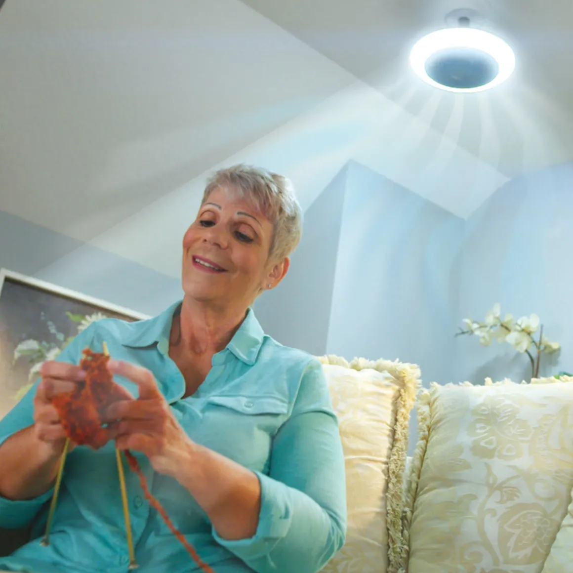 Light Socket Fan and Light