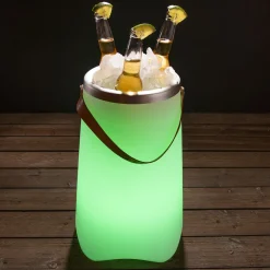 Lighted Wine Bucket and Speaker